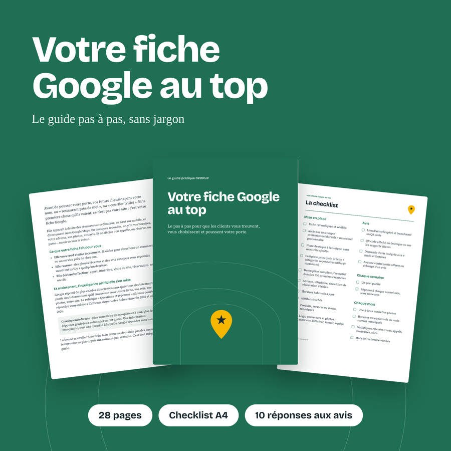 Votre fiche Google au top – guide + checklist