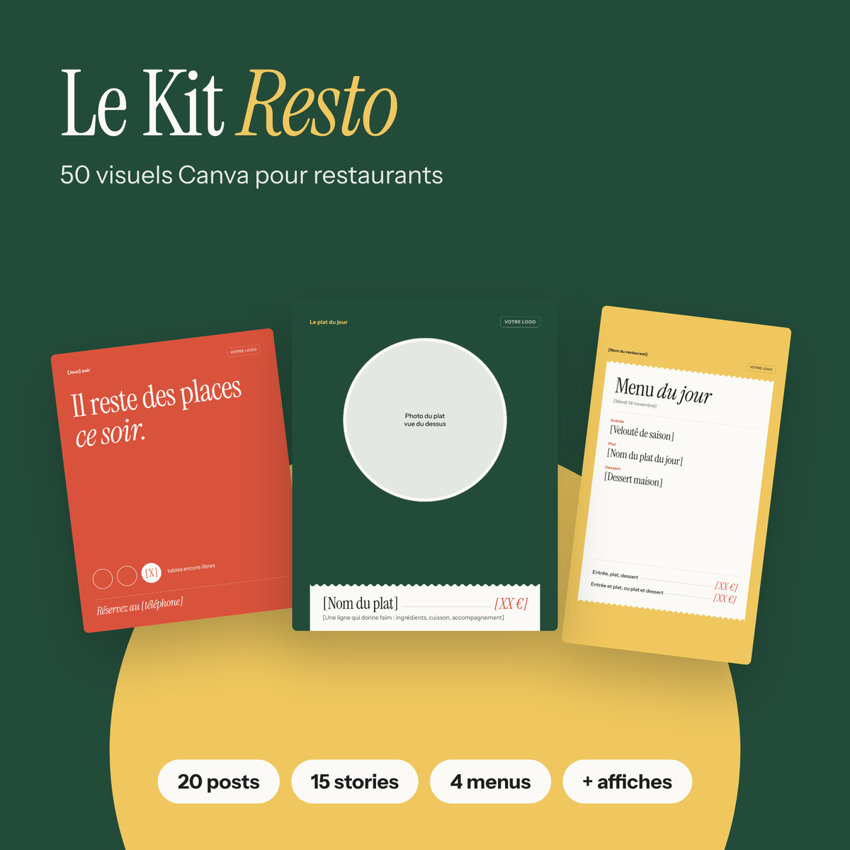 Le Kit Resto par OPOPUP