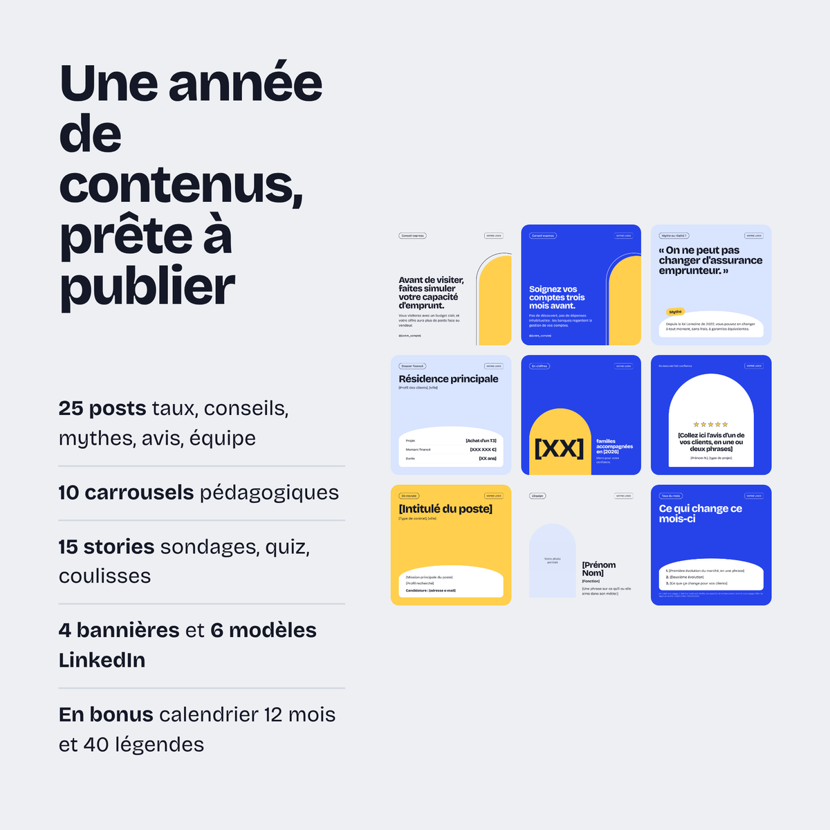 Le Kit Courtier : aperçu du contenu