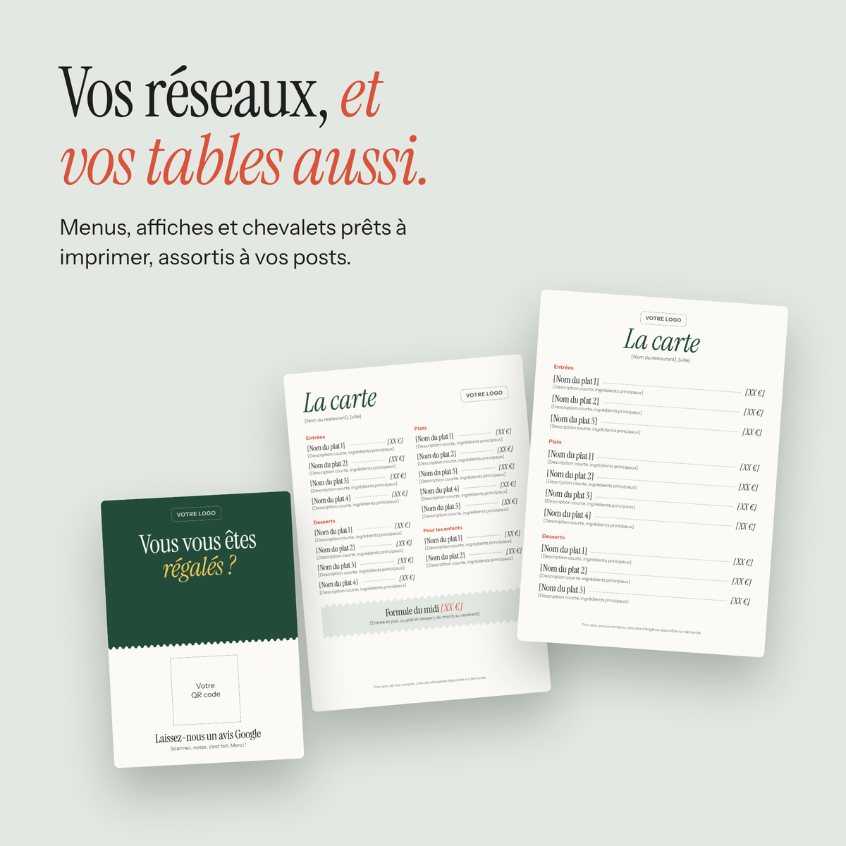 Le Kit Resto : exemple d'utilisation