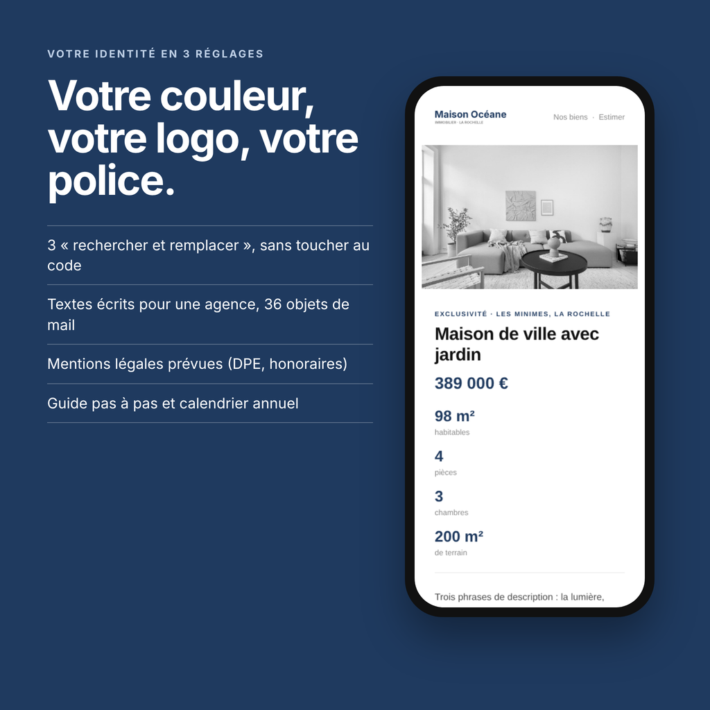 Le Pack Newsletter Immo : exemple d'utilisation